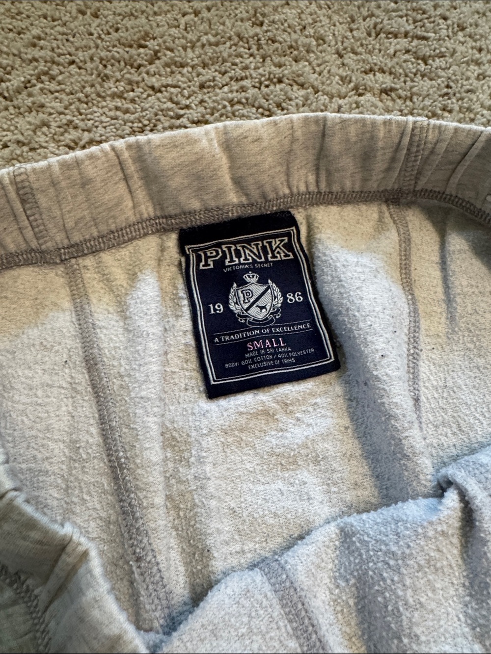 Y2K Pink Victoria's Secret Wide Leg Sweatpants - Picture 4 of 5